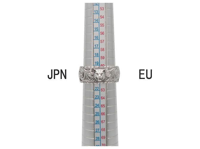 Anello GUCCI Tiger Head SV925 Silver #22 US9.5 EU61HK21.5 - vista 7