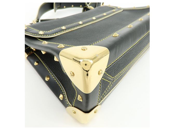 Borsa a tracolla Louis Vuitton Talentueux Suhali Leather Studs Noir M91820 - vista 11