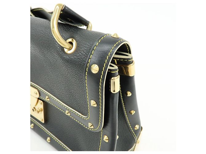 Borsa a tracolla Louis Vuitton Talentueux Suhali Leather Studs Noir M91820 - vista 12