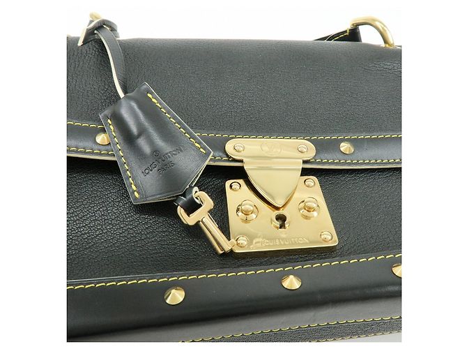 Borsa a tracolla Louis Vuitton Talentueux Suhali Leather Studs Noir M91820 - vista 13