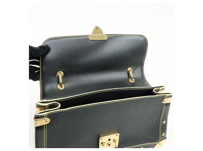 Borsa a tracolla Louis Vuitton Talentueux Suhali Leather Studs Noir M91820 - vista 16