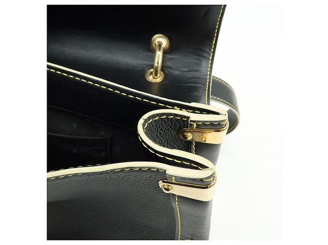 Borsa a tracolla Louis Vuitton Talentueux Suhali Leather Studs Noir M91820 - vista 19