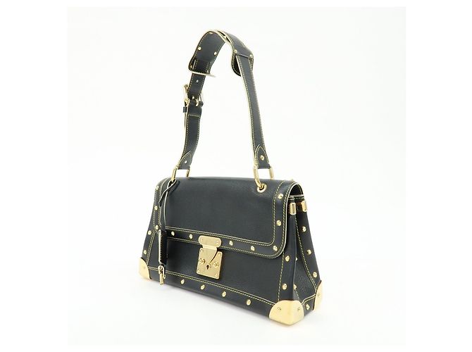 Borsa a tracolla Louis Vuitton Talentueux Suhali Leather Studs Noir M91820 - vista 3