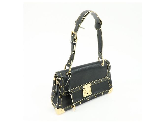 Borsa a tracolla Louis Vuitton Talentueux Suhali Leather Studs Noir M91820 - vista 4