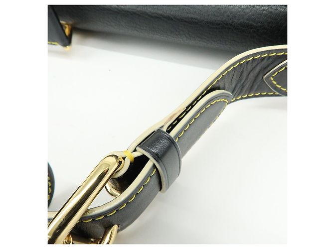 Borsa a tracolla Louis Vuitton Talentueux Suhali Leather Studs Noir M91820 - vista 8