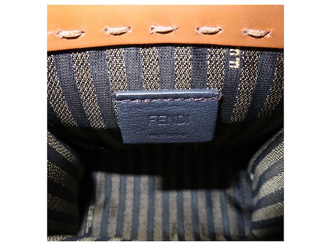 FENDI Sunshine Shopper Small Borsa 2Way Borsa a Spalla Camel 8BS051 - vista 21