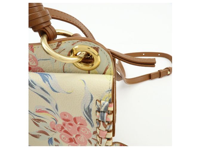 Chloé Chloe See By Chloe TILDA Borsa a tracolla 2Way in pelle e camoscio Off White - vista 16
