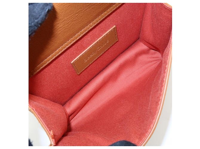Chloé Chloe See By Chloe TILDA Borsa a tracolla 2Way in pelle e camoscio Off White - vista 21