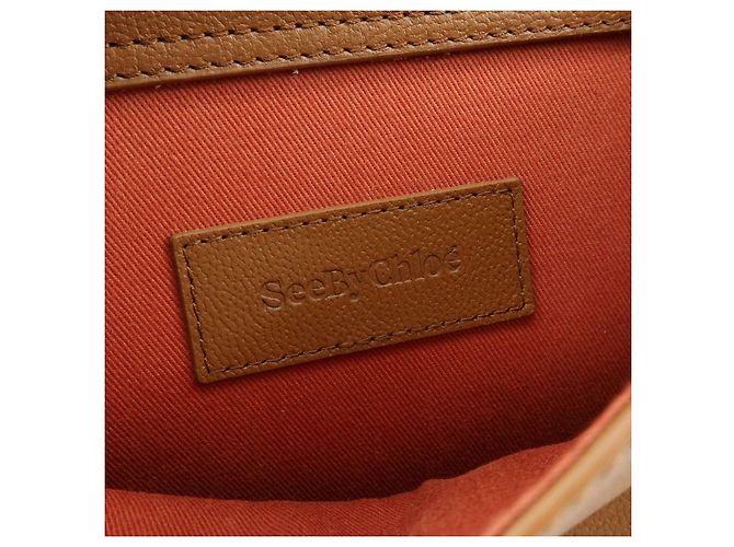 Chloé Chloe See By Chloe TILDA Borsa a tracolla 2Way in pelle e camoscio Off White - vista 24