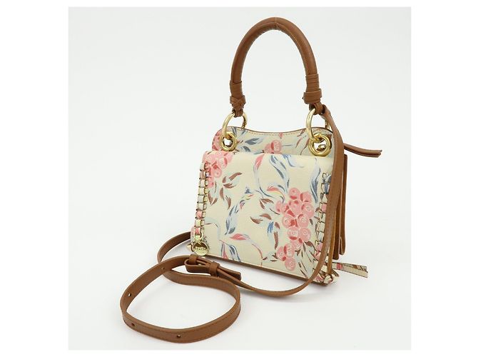 Chloé Chloe See By Chloe TILDA Borsa a tracolla 2Way in pelle e camoscio Off White - vista 3