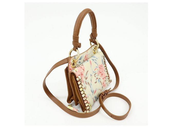 Chloé Chloe See By Chloe TILDA Borsa a tracolla 2Way in pelle e camoscio Off White - vista 4