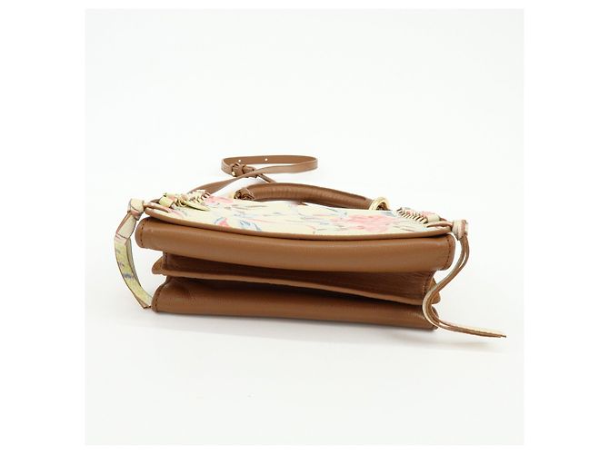 Chloé Chloe See By Chloe TILDA Borsa a tracolla 2Way in pelle e camoscio Off White - vista 5
