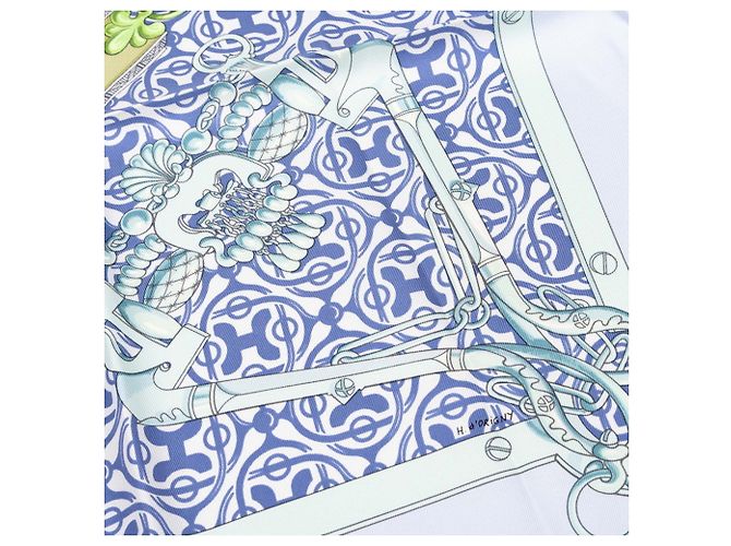 Hermès Foulard Hermes Carre 90 Mors et Gourmettes - vista 7