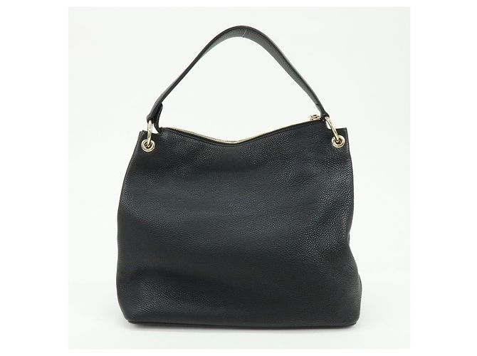 Borsa 2Way GUCCI SOHO Interlocking G in pelle Borsa a tracolla Nera 408825 - vista 2