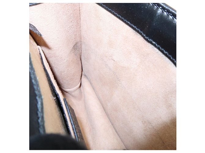 Borsa a tracolla e spalla GUCCI Sylvie Sherry in pelle con catena Nera - vista 22