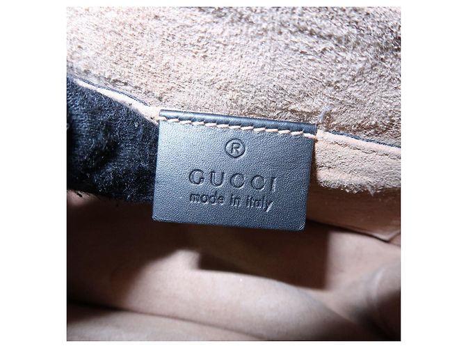 Borsa a tracolla e spalla GUCCI Sylvie Sherry in pelle con catena Nera - vista 23