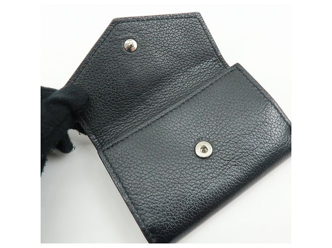 Louis Vuitton Portefeuille Lock Mini Compact Wallet Noir M63921 - vista 16