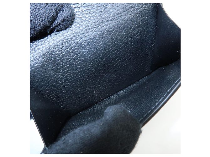 Louis Vuitton Portefeuille Lock Mini Compact Wallet Noir M63921 - vista 17