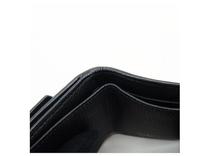 Louis Vuitton Portefeuille Lock Mini Compact Wallet Noir M63921 - vista 19
