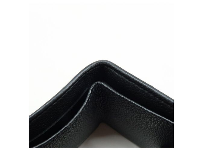 Louis Vuitton Portefeuille Lock Mini Compact Wallet Noir M63921 - vista 20