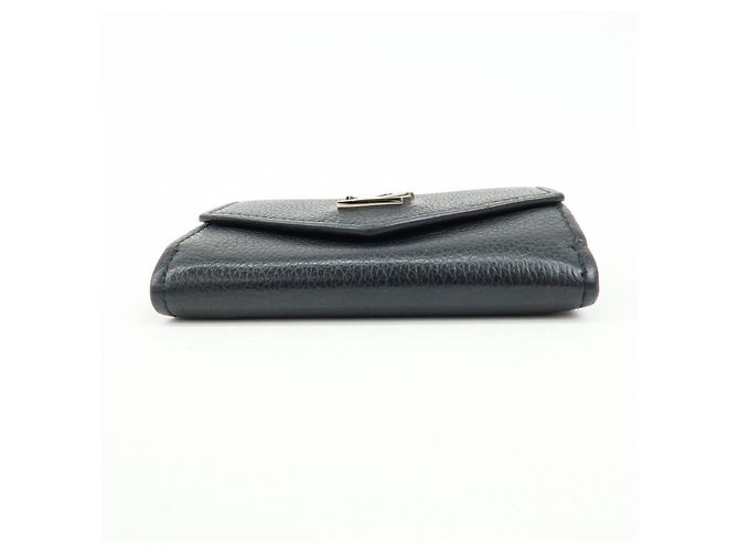 Louis Vuitton Portefeuille Lock Mini Compact Wallet Noir M63921 - vista 5