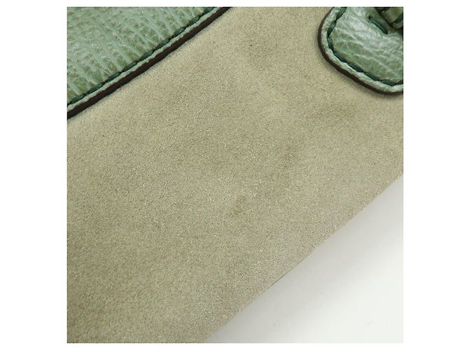 Borsa a mano e a tracolla TOD'S in pelle goffrata e suede Verde Salvia - vista 19