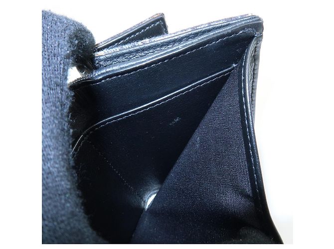 Christian Dior Oblique Jacquard Canvas Leather Tri-fold Compact Wallet - view 21