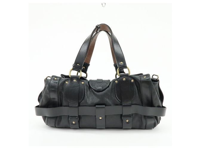 Chloé Borsa a tracolla Chloe Kerala in pelle Borsa a mano Borsa Satchel Nera - vista 2