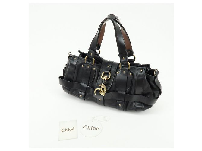 Chloé Borsa a tracolla Chloe Kerala in pelle Borsa a mano Borsa Satchel Nera - vista 24