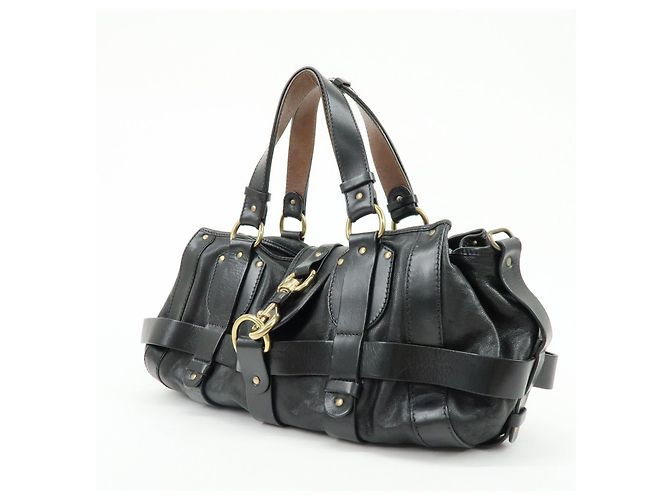 Chloé Borsa a tracolla Chloe Kerala in pelle Borsa a mano Borsa Satchel Nera - vista 3