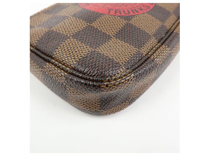 Louis Vuitton Damier T&B Mini Pochette Accessoires Pouch N58011 - vista 11