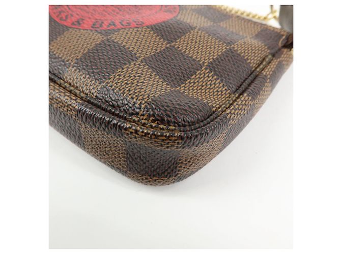 Louis Vuitton Damier T&B Mini Pochette Accessoires Pouch N58011 - vista 12