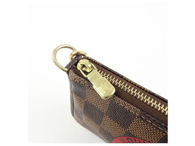 Louis Vuitton Damier T&B Mini Pochette Accessoires Pouch N58011 - vista 19