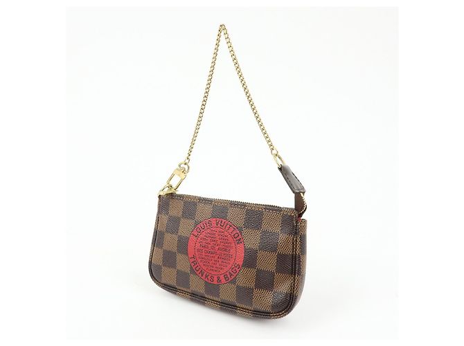 Louis Vuitton Damier T&B Mini Pochette Accessoires Pouch N58011 - vista 3
