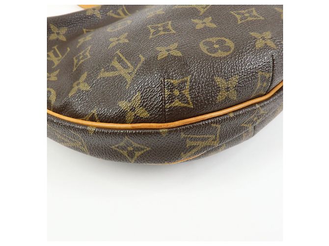 Borsa a spalla Louis Vuitton Monogram Croissant MM Marrone M51512 - vista 11