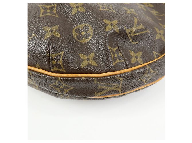 Borsa a spalla Louis Vuitton Monogram Croissant MM Marrone M51512 - vista 12