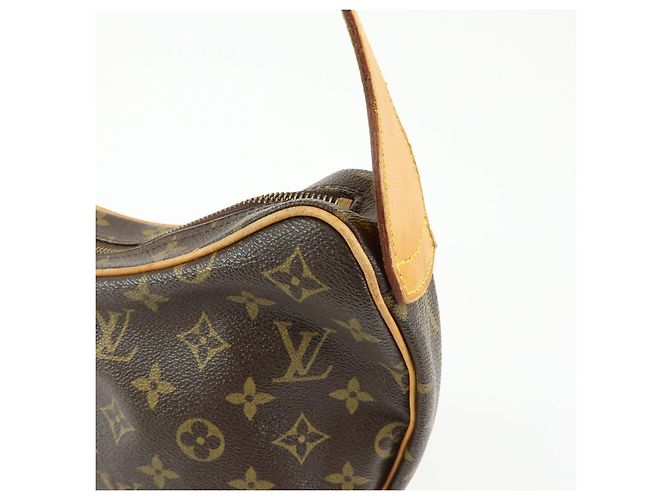 Borsa a spalla Louis Vuitton Monogram Croissant MM Marrone M51512 - vista 16