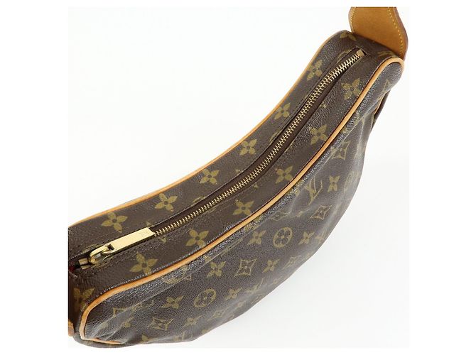 Borsa a spalla Louis Vuitton Monogram Croissant MM Marrone M51512 - vista 20