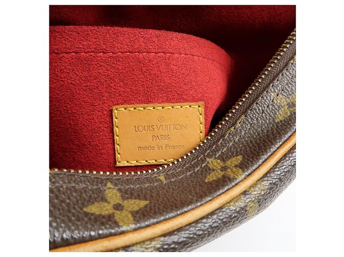 Borsa a spalla Louis Vuitton Monogram Croissant MM Marrone M51512 - vista 23