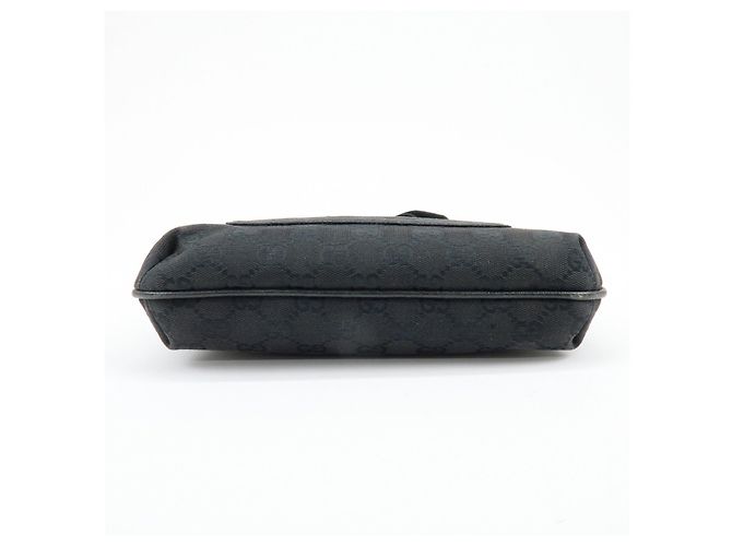 Borsa a Tracolla GUCCI GG Canvas Leather Nera 122793 - vista 5