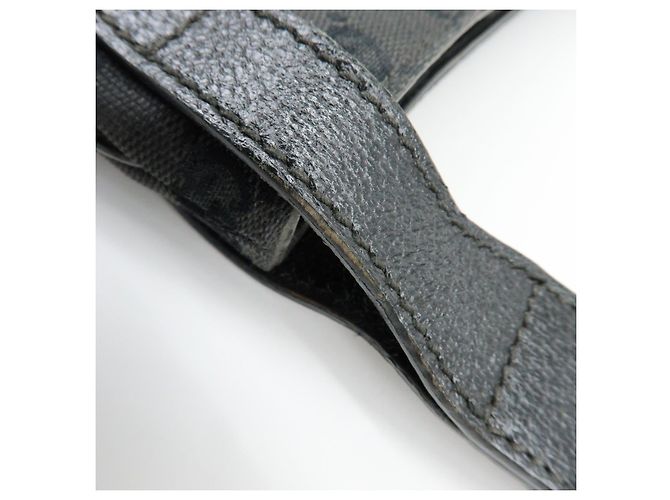 Borsa a Tracolla GUCCI GG Canvas Leather Nera 122793 - vista 7