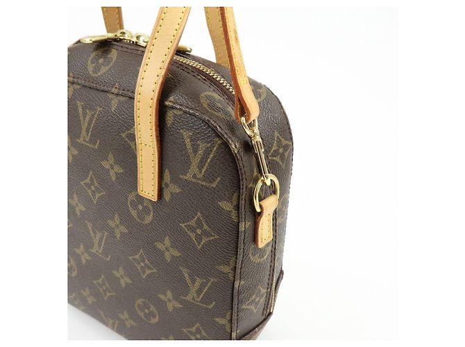 Borsa a mano Louis Vuitton Monogram Spontini Brown M47500 - vista 15