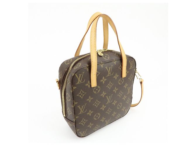 Borsa a mano Louis Vuitton Monogram Spontini Brown M47500 - vista 4