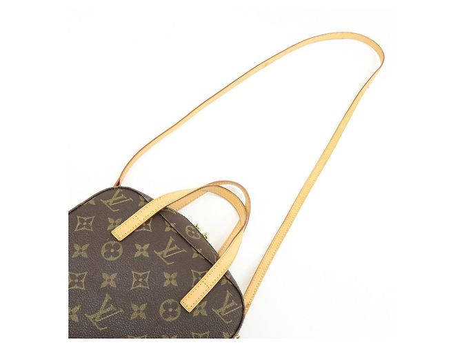 Borsa a mano Louis Vuitton Monogram Spontini Brown M47500 - vista 6