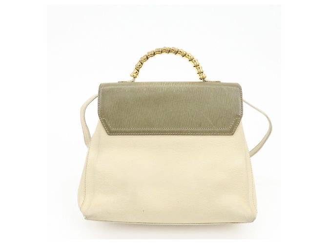 Borsa 2Way LOEWE Velazquez in pelle e camoscio Borsa a mano Borsa a tracolla Ivory - vista 2