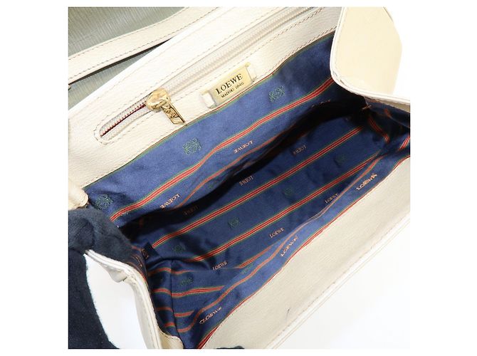 Borsa 2Way LOEWE Velazquez in pelle e camoscio Borsa a mano Borsa a tracolla Ivory - vista 21