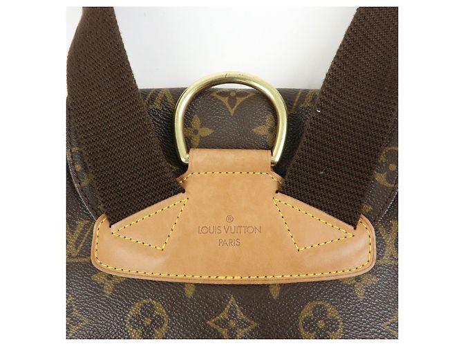 Zaino Louis Vuitton Monogram Montsouris GM Brown M51135 - vista 10