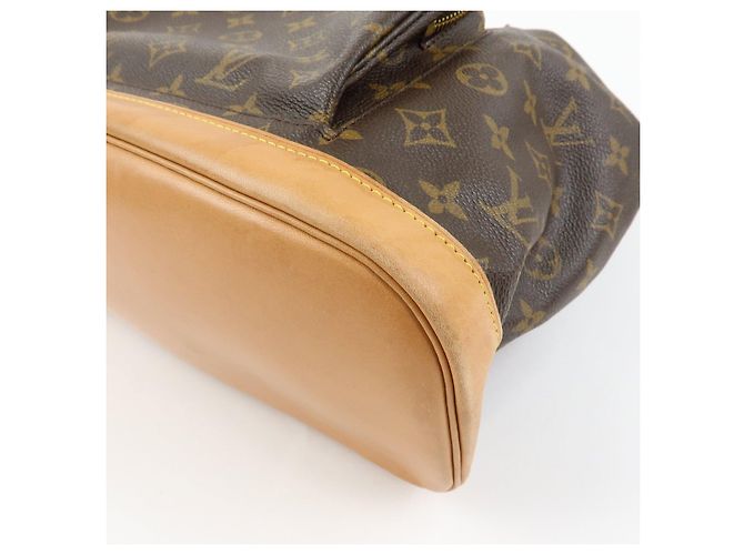 Zaino Louis Vuitton Monogram Montsouris GM Brown M51135 - vista 12