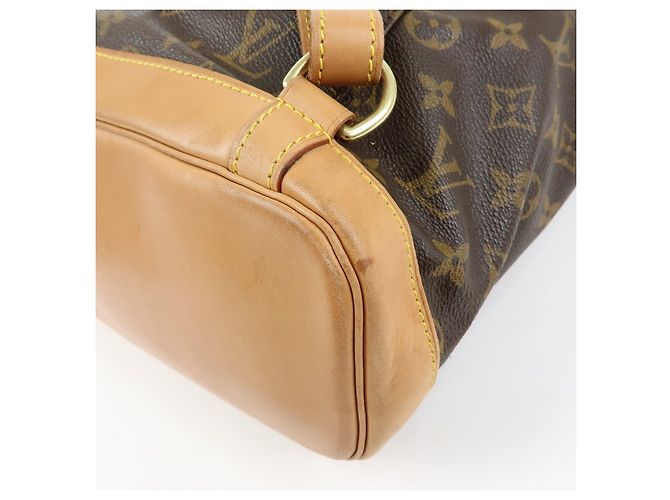 Zaino Louis Vuitton Monogram Montsouris GM Brown M51135 - vista 14