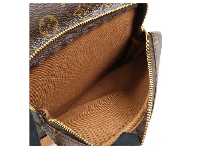 Zaino Louis Vuitton Monogram Montsouris GM Brown M51135 - vista 17